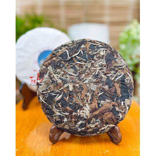 Bánh Bạch Trà Nguyệt Quang B - Trà Shan Tuyết Cổ Thụ 1 búp 2 lá Thượng Sơn (Hà Giang)